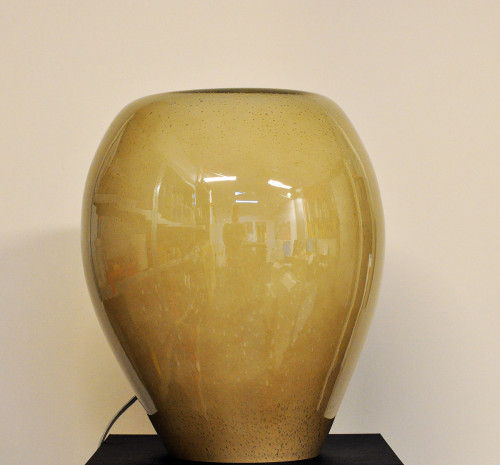 Lamp, bruin, 1x deuk